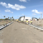 work on airport parking expansion