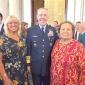 Congresswoman Uifa’atali Amata with Admiral Kevin E. Lunday, and his wife Lyndalee.