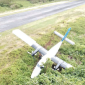 DRONE VIEW OF PLANE CRASH