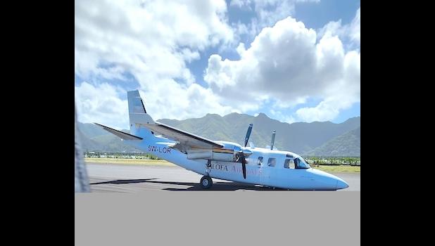 A facebook post by one the passengers that was on Talofa Airways Flight