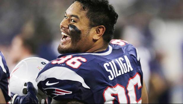 Sealver Siliga smiles on the sideline during a game against the Dallas Cowboys on Oct. 11, 2015, in Arlington, Texas. (Tim Sharp / AP) Sealver Siliga smiles on the sideline during a game against the Dallas Cowboys on Oct. 11, 2015, in Arlington, Texas. (Tim Sharp / AP)