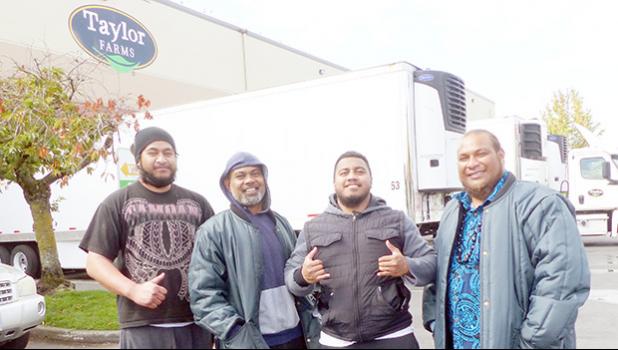Taylor Farms workers from American Samoa