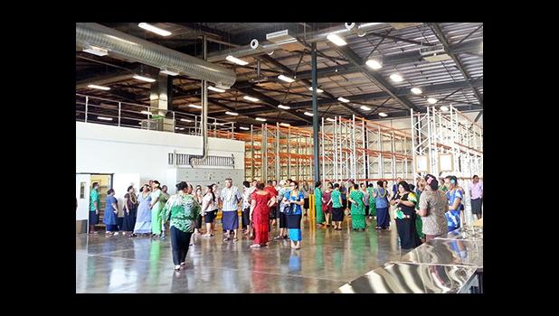Samoa’s Government’s first, state-of-the-art, pharmaceutical warehouse which was officially opened Monday afternoon.  [photo: Samoa Press Secretariat]