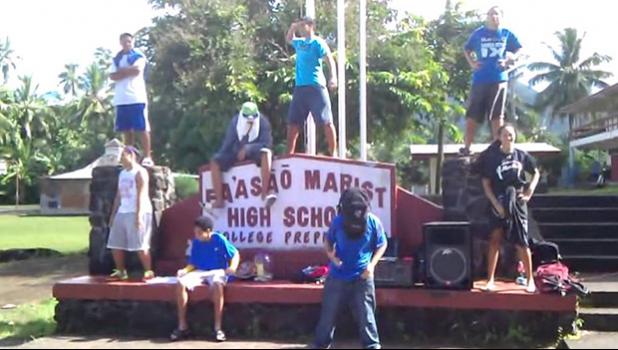 2013 Fa'asao Marist Crusaders doing their own version of the harlem shake