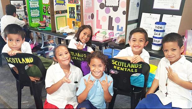  Young scientists from the Elementary Division (K-8) representing local and private schools