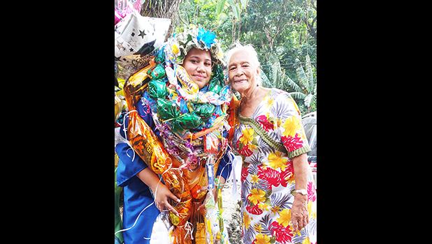 Valerie Faasi’u Simamao with her grandmother Lotonuu Faatafa Gago