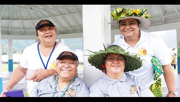 Four Faasao High School alumni 