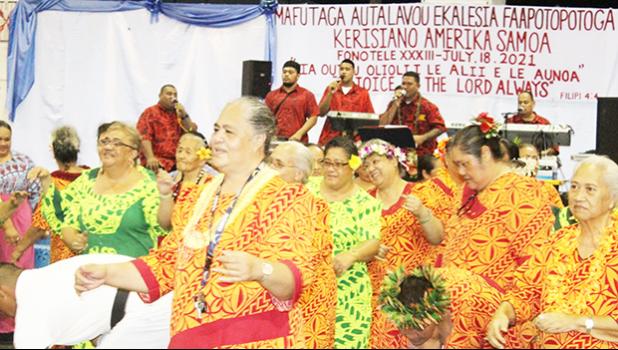 Women with the Matagaluega i Sisifo — Western District of the Congregational Christian Church of American Samoa