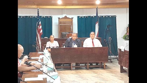Department of Corrections Deputy Director Filomena Leituala, Director Semo Tauanu’u, and Attorney General Fainu’ulelei Falefatu Alailima-Utu