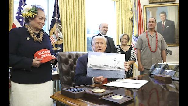 Amata with Pres. Trump