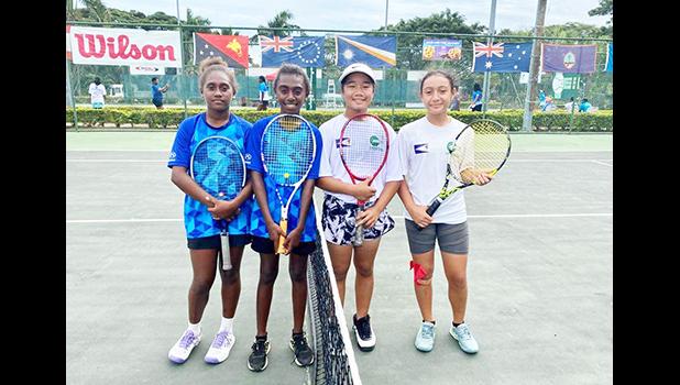 “We are so proud of the grit and sportsmanship displayed by our team and just know that they will come back again stronger,” said coach for Team Am Samoa, Dr Francine Amoa. after match photo