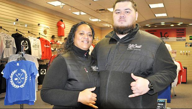 Angel Mulivai-Tobin, owner of Left Coast Promotions, left, and her brother Tevita “DJ Una” Hefa, who owns Misi Events, work together to promote the Polynesian culture through community events and festivals. [Heidi Sanders, the Mirror]
