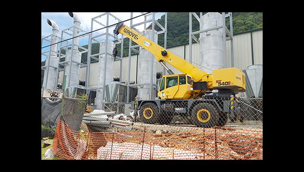 A look at the new multi-million-dollar ASPA power plant which is expected to be up and running by early next year.  [photo: Blue Chen-Fruean]