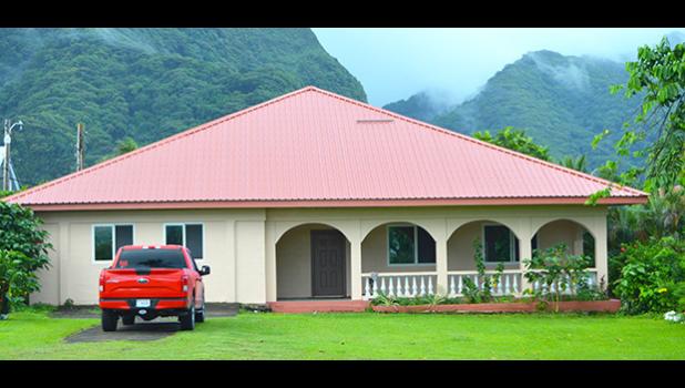 The CCCAS General Secretary home at Kanana Fou where Rev. Amaama Tofaeono and his family resided after he was elected General Secretary in July 2016. The court has ruled that Amaama and his family vacate the home no later than Friday, March 30.  [photo: AF]