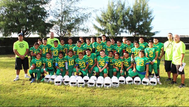 Jr Prep Sports Division 2 Finals where the JPS Leone Lions defeated the JPS Tafuna Warriors 0-6.   [photo:EM]