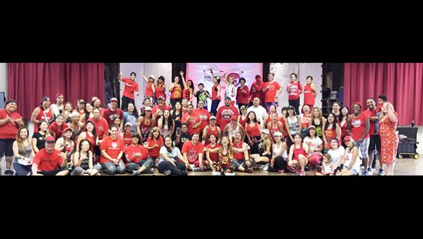 FHSAA Hawaii chapter zumbathon community supporters. [courtesy photo]
