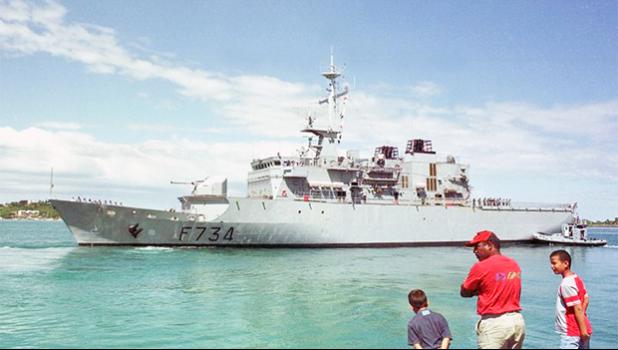 French Navy vessel — Le Vendémiaire  [photo: AFP via RNZI]