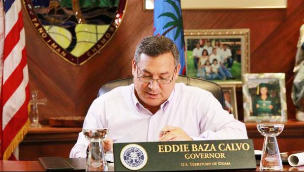 Guam's governor, Eddie Calvo.  [Photo: Office of the Governor of Guam]