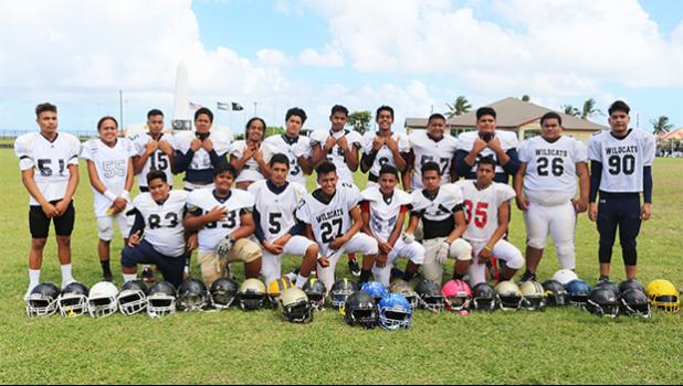  NVTHS Wildcats Junior Varsity Football Team. See more photos in preview slidesho. [photo: TG]