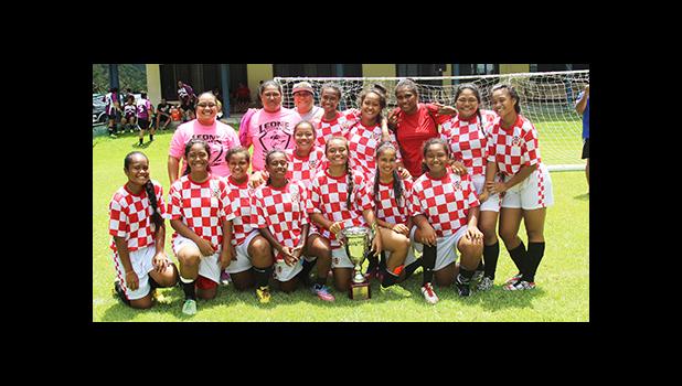Ilaoa & To’omata women’s team closes out the year as holders of the FFAS National Cup for the 2016 FFAS National League that ended on November 26, 2016 at Pago Park Soccer Stadium.  [FFAS MEDIA/Brian Vitolio]