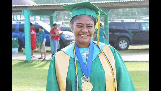 Class of 2017 Salutatorian Olynn Ranandy Ara  [photo: EM]
