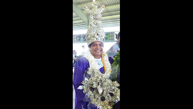 Valedictorian Alphina Liusamoa  [photo: Leua Aiono Frost] 