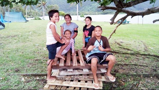 Pictured are some of the youngsters taking part in the ongoing camp activities.   [photo: Mike Espiritu]  