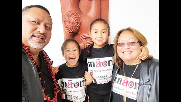 “Like all of our Pacific people who left the islands and moved to Aotearoa, we came looking for opportunities. Sadly for many, that dream is diminishing with the new landscape of Aotearoa. This is why our family has joined and will vote  for the Māori Party. This is why our Pacific vote counts," says Rosa Tomasi-Puni, a mother of two of Samoan and Tokelauan heritage. See Pacific Briefs for story.  [Courtesy photo]
