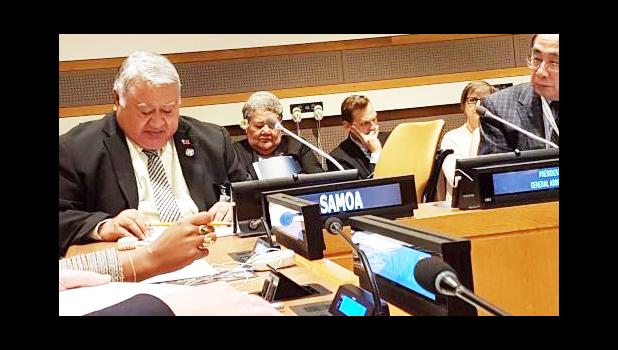 Prime Minister of Samoa, Tuilaepa Sailele Malielegaoi has been appointed Special Ambassador of the International Year of Sustainable Tourism 2017.  [photo: courtesy]