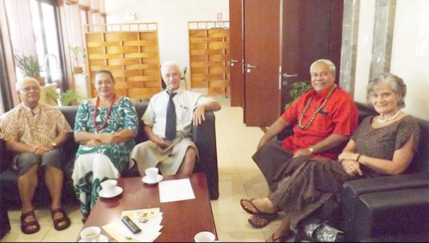 Members of the Commission of Inquiry into family domestic violence in Samoa.  [RNZ Pacific/ Tipi Autagavaia Tipi]