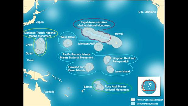 Pacific Islands Remote Marine National Monument  [Photo: Beth Pike, Marine Conservation Institute via Wikimedia]