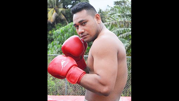 Samoa’s gold medalist Petelo Matagi is now fighting for American Samoa. [photo AF]