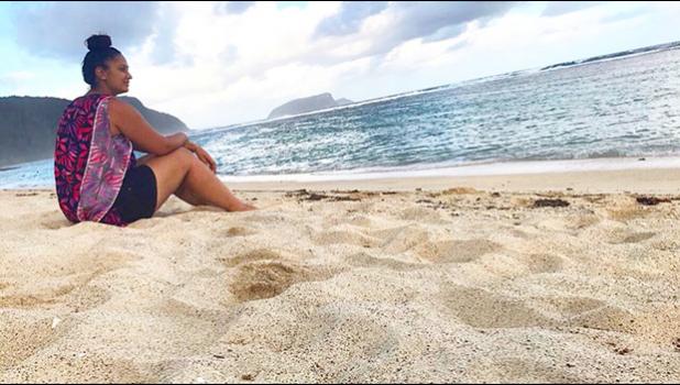  Aucklander Anna Firdousi had to fly home from Samoa to Auckland via Sydney. [Photo/Supplied] 