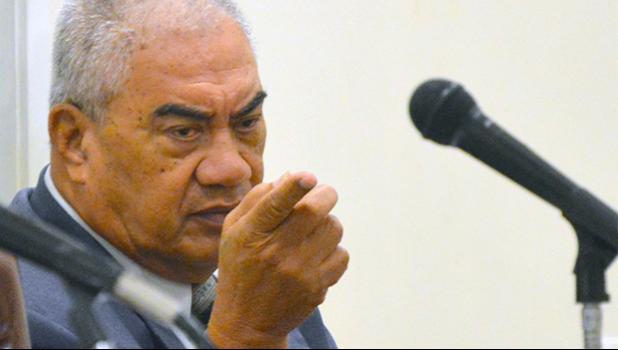 Rep. Gafatasi Afalava and House members are upset with directors being 'no-shows' when the Fono subpoenas them — with one faipule saying it proves that directors are looking at them as ‘house of kids’. [photo: AF]