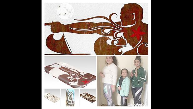 Selu Alofipo, a Samoan artist, who had his paintings featured at the White House last year in May, now offers a line of SELU items, such as leggings, phone covers, mugs, hats, shirts etc. in a move to expand his customer base. Go to: www.seluart.com to meet the artist and his work. [Courtesy photo]
