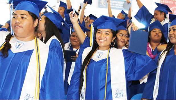 Congratulations to Susanna Lee Class of 2017, Home of the Sharks who is the only one of yesterday’s grads enlisting in the U.S. Marine Corps and is a recipient of Saint Martin’s University’s $64,000 President’s scholarship. Job well done!  [photo:EM]