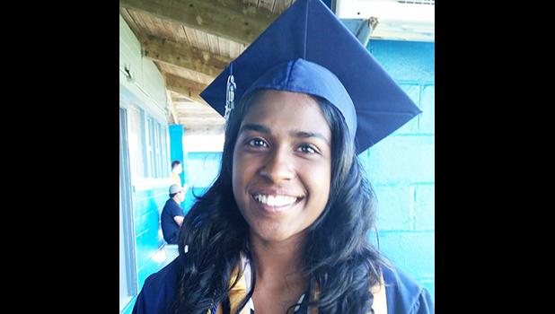 Salutatorian Juliana Sharanya Rajamohan [photo: Blue Chen-Fruean]