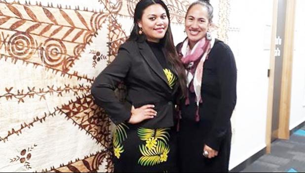 In New Zealand, Sabrina Fa'avae and Italia Toelei'u are a part of Samoan Language Week, part of a series of Pacific language weeks, which this year tie together language, culture and identity. Samoan Language Week ends this Friday, June 3.  [Photo: RNZ Pacific / Sara Vui-Talitu]