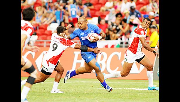 Selesele powers thru in win over Japan [Photo: Barry Markowitz]