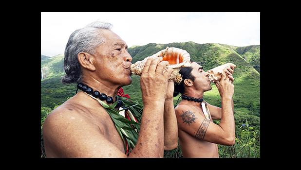 A still image from ‘Sons of Halawa’, a documentary that looks at the challenges of carrying on cultural traditions in Molokai’s Halawa Valley in Hawai’i.  [photo: PIC]