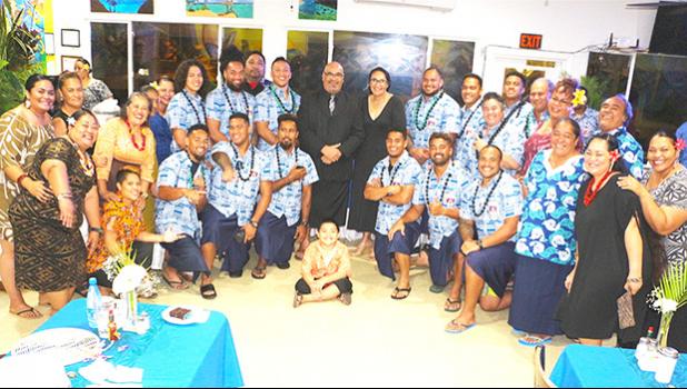 American Samoa’s very own Talavalu Rugby Team that participated in the 2016 Oceania Sevens Championship Tournament held in Suva, Fiji last month. Standing far right is head coach Tommy Elisara and standing second from left is team manager Annielyse G. Coffin. (See story for full details).  [photo: courtesy]