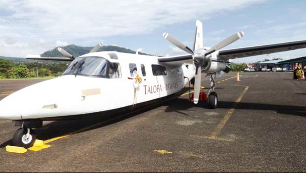  One of Talofa Airways Twin Commander aircraft [Photo: RNZI/Autagavaia Tipi Autagavaia]  