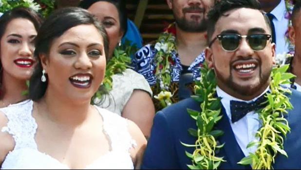 Christine Tupu and her husband on their wedding day in Samoa. Christine Tupu and her husband on their wedding day in Samoa. [photo: 9News]