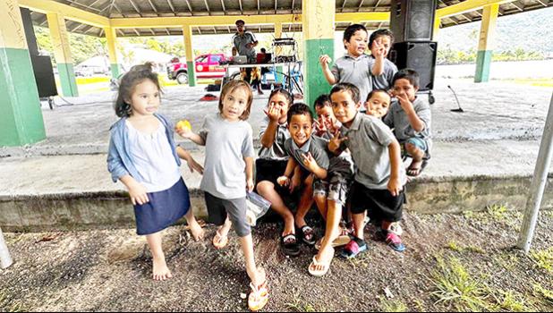 children at Transportation Evacuation Drill 