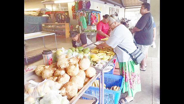 A stall at the Fagatogo Market Place