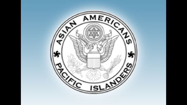 The White House says the Department of Justice is also focusing on a rising number of hate crimes targeting Pacific Islanders. AAPI logo