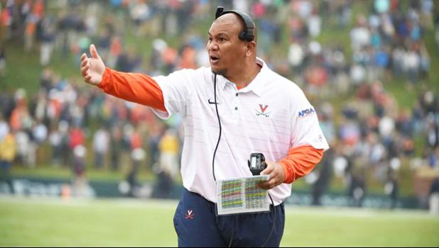 Virginia assistant coach Mark Atuaia grew up in Laie, and looked up to Robert Anae and Ken Niumatalolo – two of the finest athletes to come out of the of tiny town. (Courtesy photo/UVa)