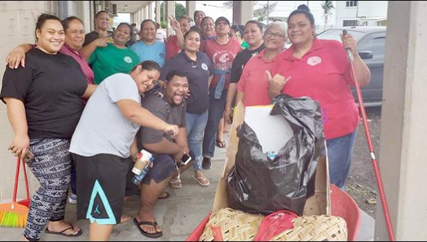Pictured is the hardworking crew from the Department of Human Resources (DHR) 