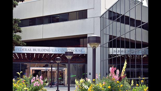 Federal District Court Building in Anchorage, Alaska. 