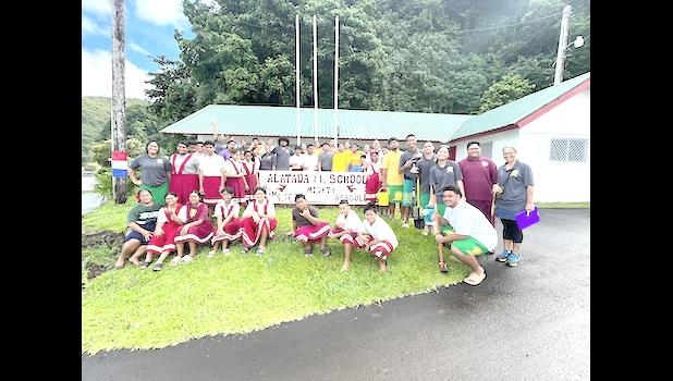 Leone High School’s NOAA Planet Stewards with Alataua Elementary students